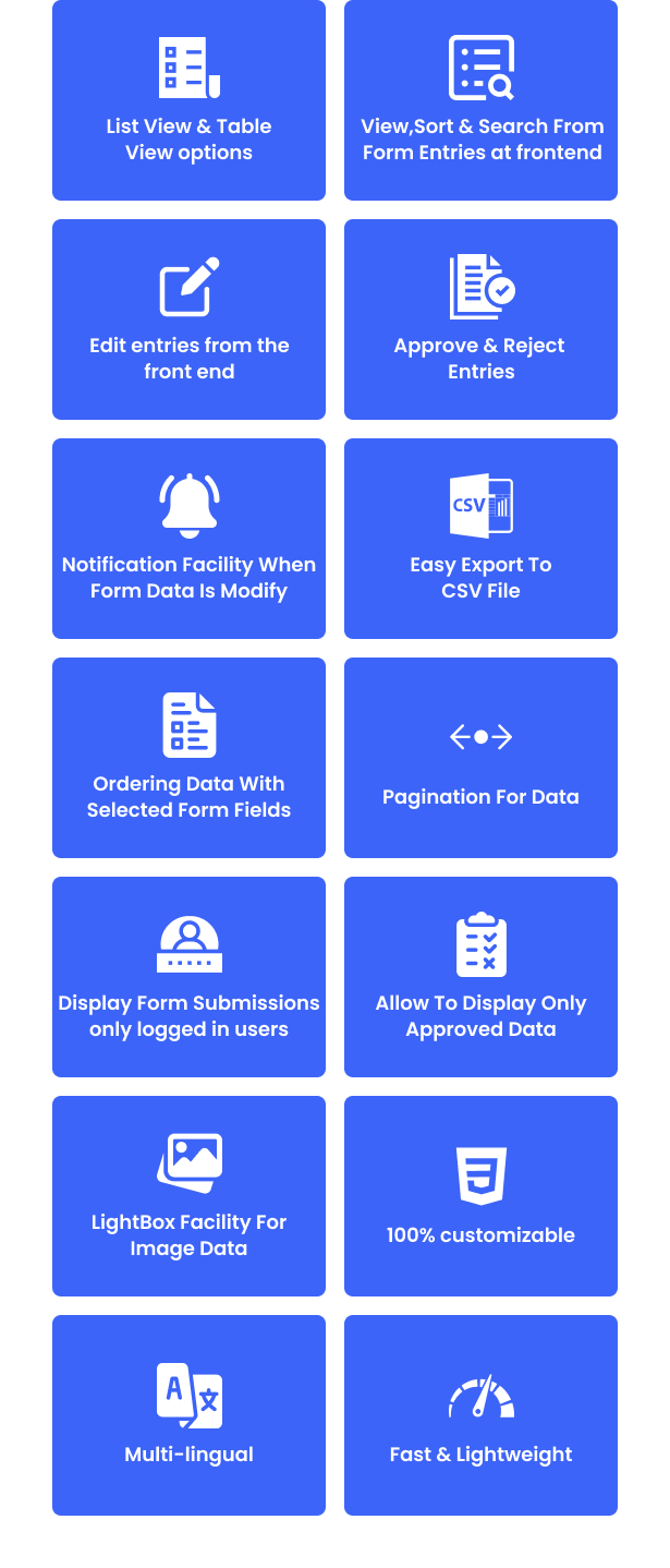 Front-end Entries View For ARForms - 6