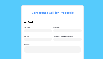 Conference Call for Proposals