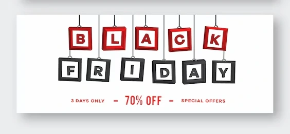 Black Friday - discount coupons