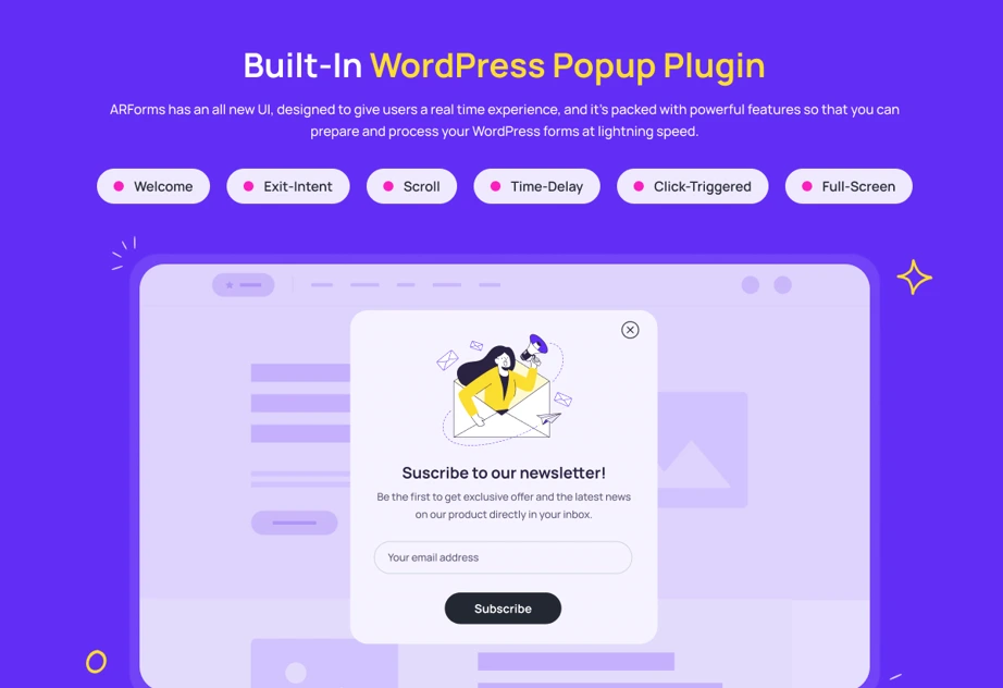 ARForms - WordPress Popup Plugin