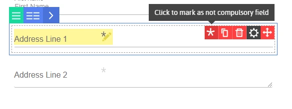 Address Line 1 and Address Line 2