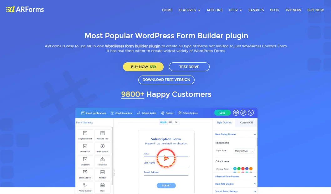 ARForms - WordPress Form Builder