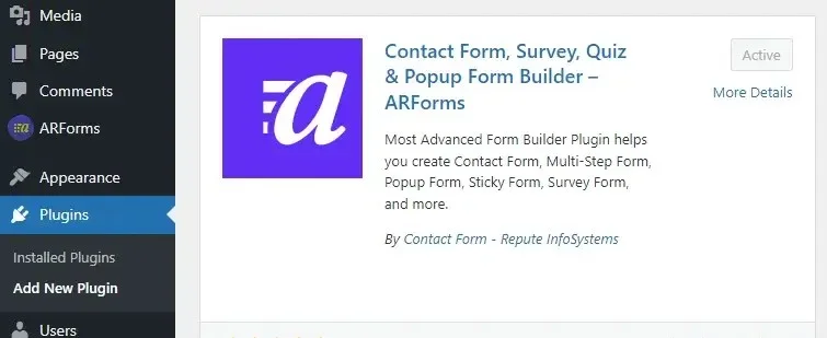 Leveraging ARForms with inbuilt Date and Time Picker