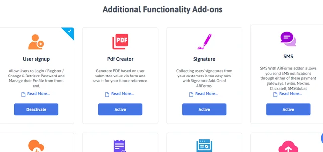 Enable User Signup Addon